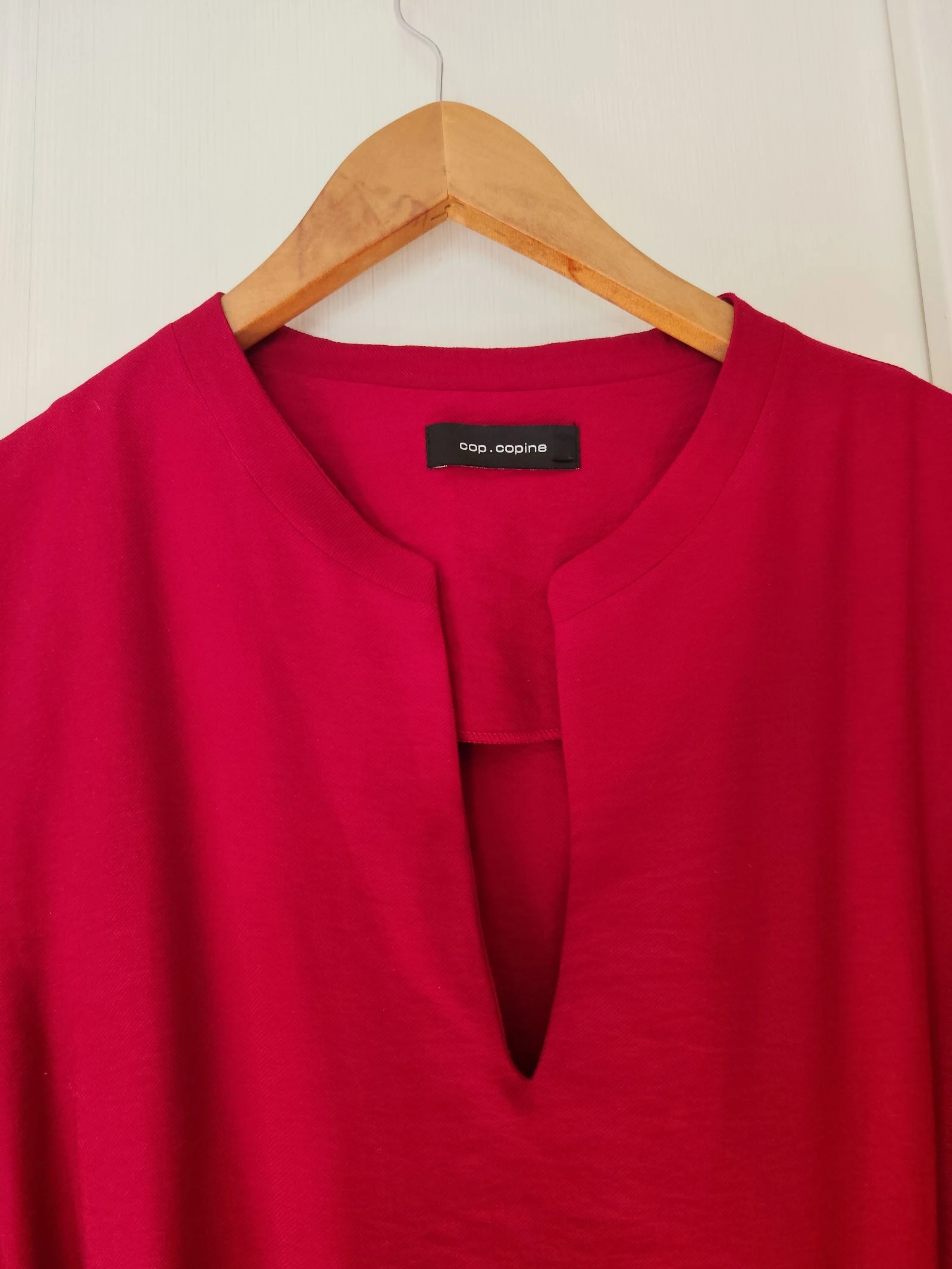 Elegant burgundy Cop Copine dress Size L/40 – photo 4
